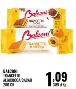 Gecop Balconi Trancetto Albicocca/Cacao offerta