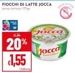 Pan Fiocchi di latte Jocca senza lattosio offerta
