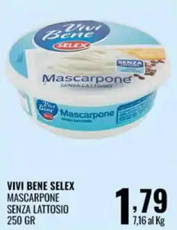 Gecop Vivi Bene Selex Mascarpone Senza Lattosio offerta