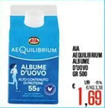Supermercati EffePiù AIA AEQUILIBRIUM ALBUME D'UOVO offerta