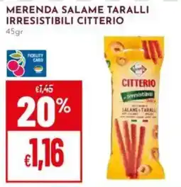 Pan Salame Taralli Irresistibili Citterio offerta