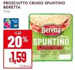 Pan Prosciutto Crudo Spuntino Beretta offerta