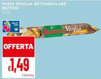 Pan Pasta Sfoglia Rettangolare Buitoni offerta