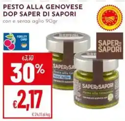 Pan Pesto alla Genovese DOP Saper di Sapori offerta
