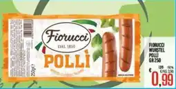 Supermercati EffePiù Fiorucci WURSTEL POLLI offerta