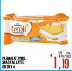 Supermercati EffePiù PARMALAT ZYMIL SNACK AL LATTE offerta
