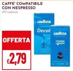 Pan Caffè compatibile con Nespresso offerta