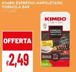 Pan KIMBO ESPRESSO NAPOLETANO FORMULA BAR offerta