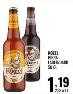 Gecop Kozel Birra Lager/Dark offerta