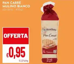 Pan Pan Carre Mulino Bianco offerta