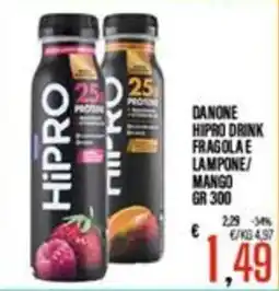 Supermercati EffePiù DANONE HIPRO DRINK offerta
