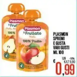 Supermercati EffePiù Plasmon Frullato offerta