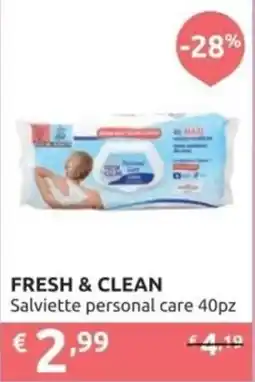 PiùMe FRESH & CLEAN Salviette personal care offerta
