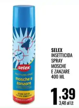 Gecop SELEX INSETTICIDA SPRAY MOSCHE E ZANZARE offerta