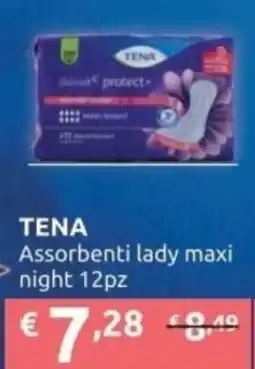 PiùMe TENA Assorbenti lady maxi night offerta