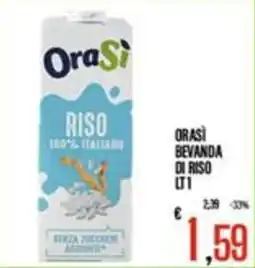 Supermercati EffePiù OraSi bevanda di riso offerta