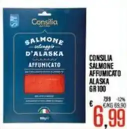 Supermercati EffePiù Consilia Salmone Affumicato Alaska offerta