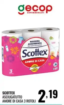 Gecop Scottex asciugatutto amore di casa offerta