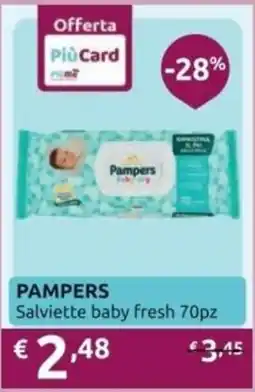 PiùMe Pampers Salviette baby fresh offerta