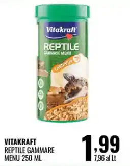 Gecop Vitakraft Reptile Gammare Menu offerta