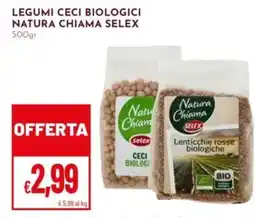 Pan Legumi Ceci Biologici Natura Chiama Selex offerta