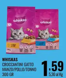 Gecop WHISKAS CROCCANTINI GATTO offerta