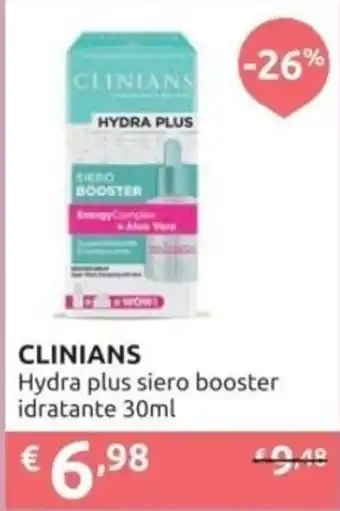 PiùMe Clinians Hydra plus siero booster offerta