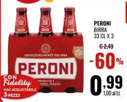 Gecop Peroni birra offerta