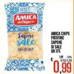 Supermercati EffePiù AMICA Chips Sapore Sale offerta