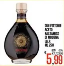 Supermercati EffePiù Due Vittorie Aceto Balsamico di Modena I.G.P. offerta