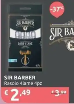 PiùMe SIR BARBER Rasoio 4lame offerta