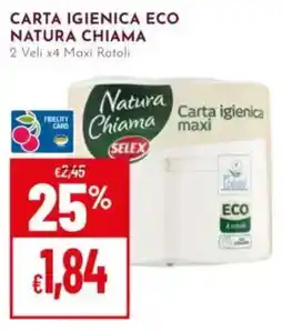 Pan Carta igienica eco Natura Chiama offerta