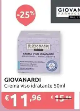 PiùMe GIOVANARDI Crema viso idratante offerta
