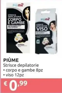 PiùMe PIÙME Strisce depilatorie offerta