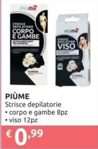 PiùMe PIÙME Strisce depilatorie offerta
