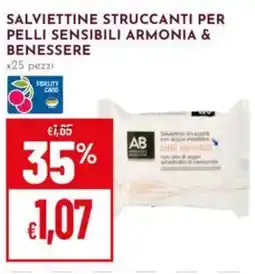 Pan Salviettine struccanti per pelli sensibili Armonia & Benessere offerta