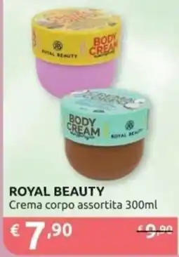 PiùMe ROYAL BEAUTY Crema corpo assortita offerta