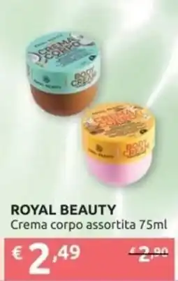 PiùMe ROYAL BEAUTY Crema corpo assortita offerta