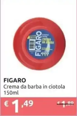 PiùMe FIGARO Crema da barba in ciotola offerta