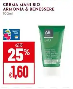 Pan CREMA MANI BIO ARMONIA & BENESSERE offerta