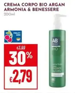 Pan Crema Corpo Bio Argan Armonia & Benessere offerta