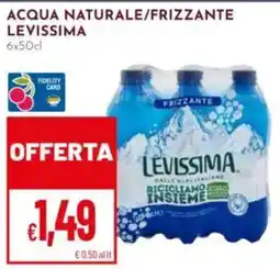 Pan Acqua naturale/frizzante Levissima offerta