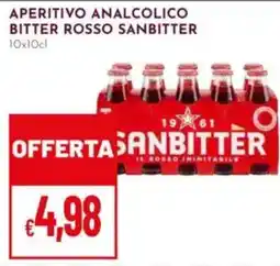 Pan Aperitivo analcolico bitter rosso Sanbitter offerta