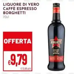 Pan Liquore di vero caffè espresso Borghetti offerta