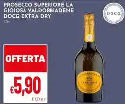 Pan Prosecco Superiore La Gioiosa Valdobbiadene DOCG Extra Dry offerta