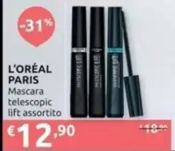 PiùMe L'ORÉAL PARIS Mascara telescopic lift assortito offerta