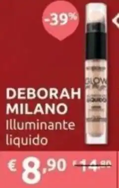 PiùMe DEBORAH MILANO Illuminante liquido offerta