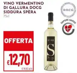 Pan Vino Vermentino di Gallura DOCG Siddùra Spéra offerta