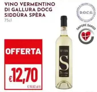 Pan Vino Vermentino di Gallura DOCG Siddùra Spéra offerta