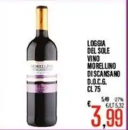 Supermercati EffePiù Loggia del Sole Morellino di Scansano D.O.C.G. offerta